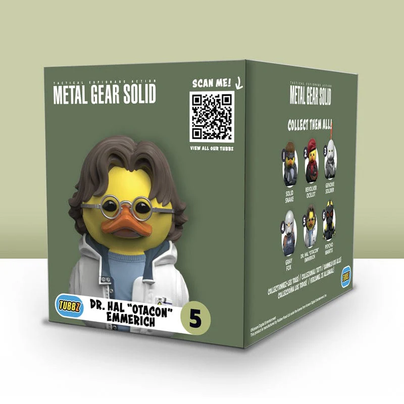 Metal Gear Solid: Dr. Hal “Otacon” Emmerich TUBBZ (Boxed Edition) - Image 3